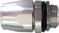 Delikon Heavy Series Connector for Oil Resistant, Lubricant Resistant and Coolant Resistant Over Braided Flexible Rubber Conduit
