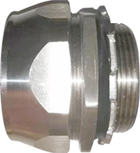 Delikon EMI RFI Shielding Termination Heavy Series High Temperature Stainless Steel Connector